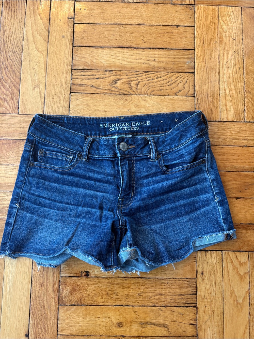 American Eagle Outfitters Indigo Denim Cutoff Shorts